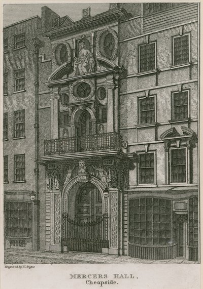 Mercers Salonu, Cheapside, Londra by English School