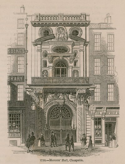 Mercers Salonu, Cheapside, Londra by English School