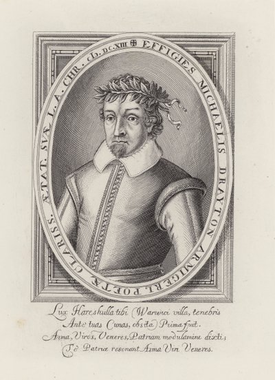 Michael Drayton (gravür) by English School