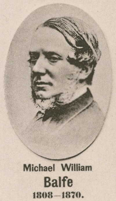 Michael William Balfe (gravür) by English School