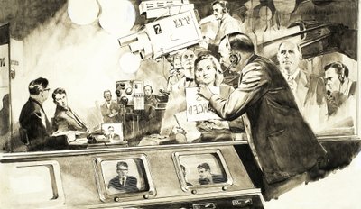 Mick Johnson, TV Muhabiri by English School