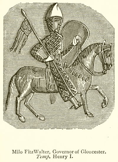 Gloucester Valisi Milo FitzWalter. sıcaklık Henry ben by English School