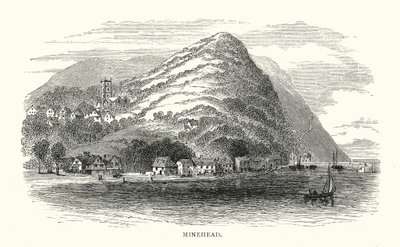 Minehead (gravür) by English School