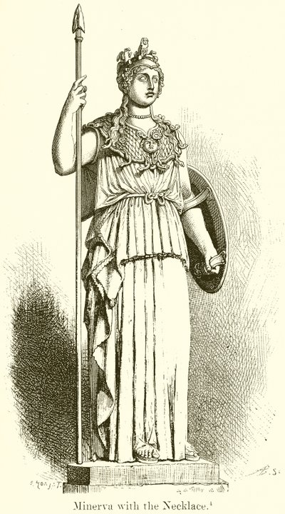Kolyeli Minerva by English School