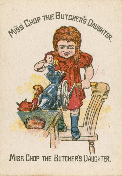 Bayan Chop the Butchers Kızı by English School