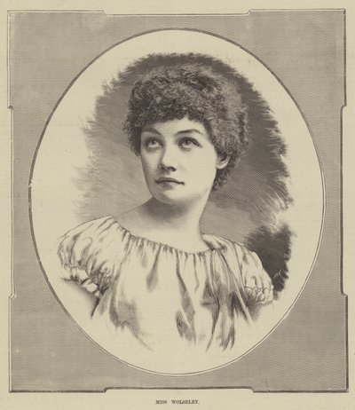 Bayan Wolseley (gravür) by English School