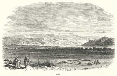 Moab (gravür) by English School