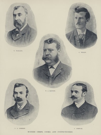 Modern şefler, aşçılar ve şekerlemeciler by English School