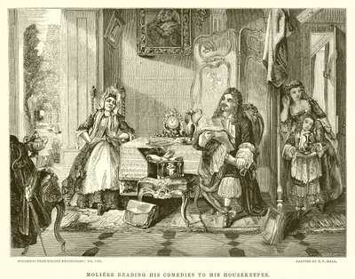 Moliere Komedilerini Hizmetçisine Okurken by English School