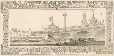 Momento of London Bridge, 1 Ağustos 1831