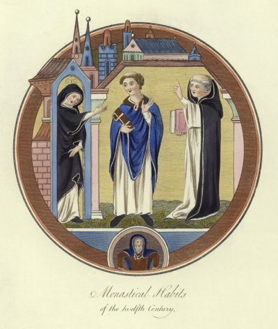 12. Yüzyılın manastır alışkanlıkları by English School