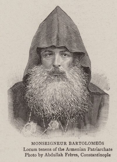 Monsenyör Bartolomeos (gravür) by English School