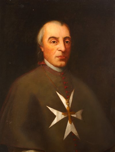 Monsenyör Vincenzo Labini, Malta Piskoposu, 1798 by English School