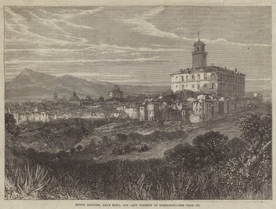 Monte Rotondo, Roma yakınlarında, Garibaldi