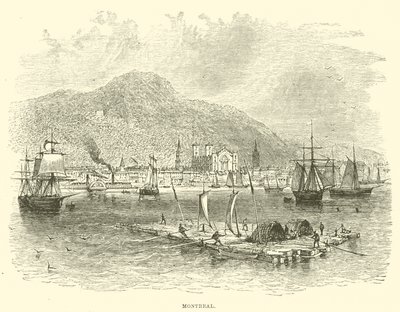 Montreal (gravür) by English School