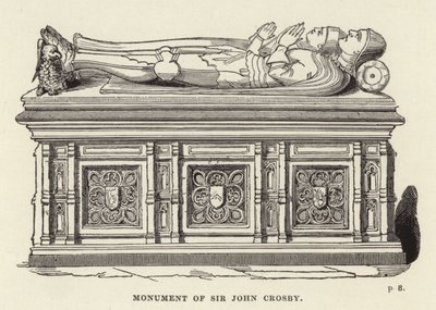 Sir John Crosby Anıtı by English School