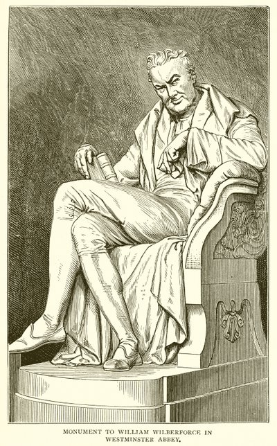 Westminster Abbey William Wilberforce Anıtı by English School