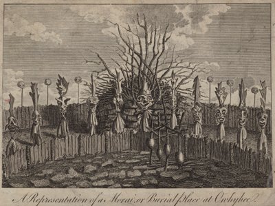 Morai veya mezar yeri, Hawaii by English School