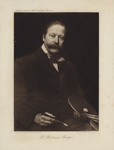 Mortimer Menpes (fotoğraf gravürü) by English School