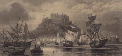 Mont Orgueil Kalesi, Jersey by English School