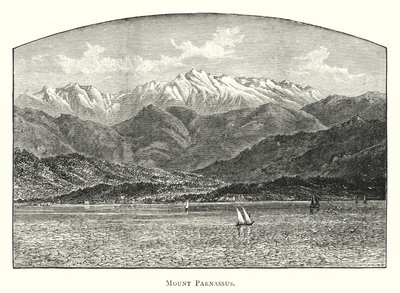 Parnassus Dağı (gravür) by English School