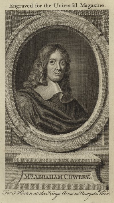 Bay Abraham Cowley by English School