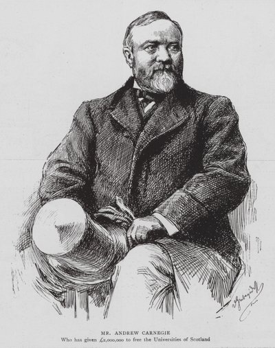 Bay Andrew Carnegie (lito) by English School