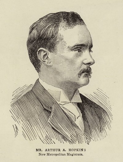 Bay Arthur A Hopkins (gravür) by English School