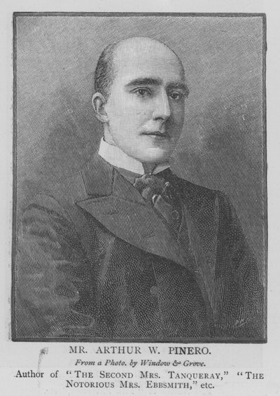 Bay Arthur W Pinero (gravür) by English School