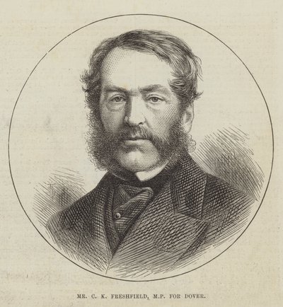 Bay CK Freshfield, Dover Milletvekili (gravür) by English School