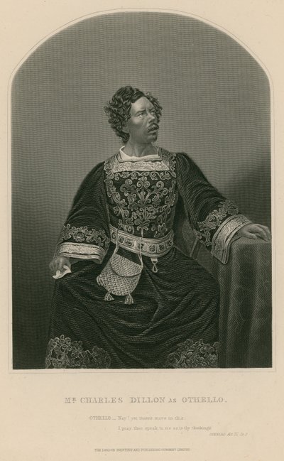 Bay Charles Dillon Othello olarak by English School