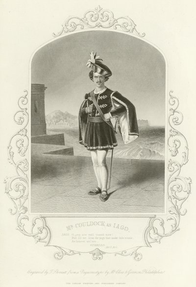 Bay Couldock, Iago, Othello, II. Perde, I. Sahne olarak by English School
