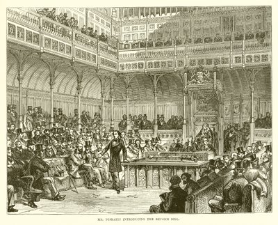 Bay Disraeli Reform Yasasını tanıtıyor by English School