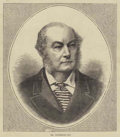 Bay Frederick Gye (gravür) by English School