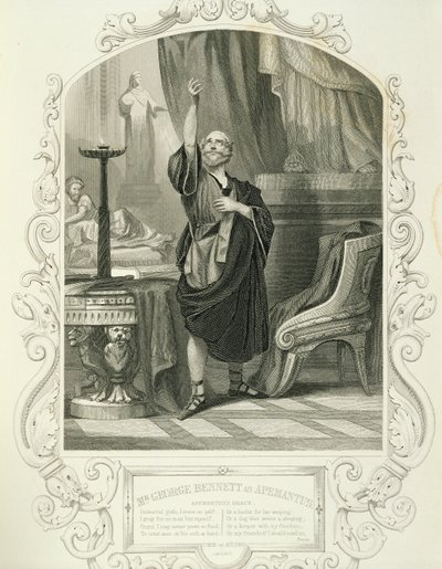Bay George Bennett, Apemantus rolünde, I. Perde 2. Sahne, William Shakespeare tarafından Atina