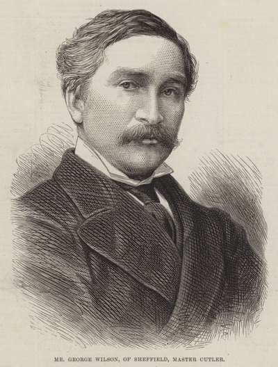 Sheffield Bay George Wilson, Usta Cutler (gravür) by English School