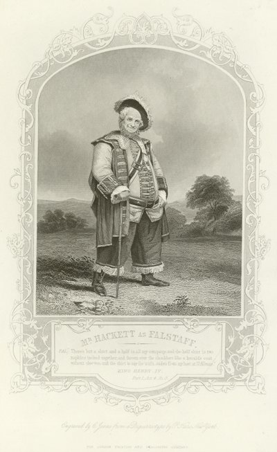 Bay Hackett Falstaff, Kral IV. Henry, Bölüm I olarak by English School