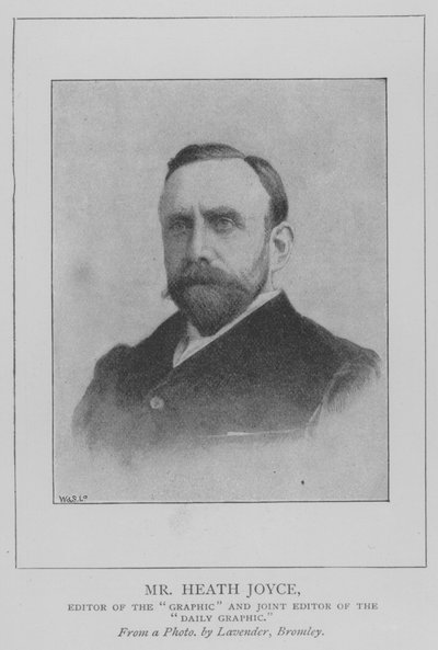 Bay Heath Joyce, "Grafik"in Editörü ve "Günlük Grafik"in Ortak Editörü (gravür) by English School