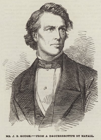 Bay JB Gough (gravür) by English School