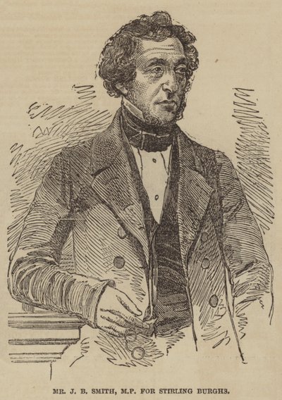Bay JB Smith, Stirling Burghs Milletvekili (gravür) by English School
