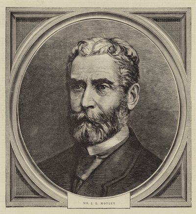 Bay JL Motley (gravür) by English School