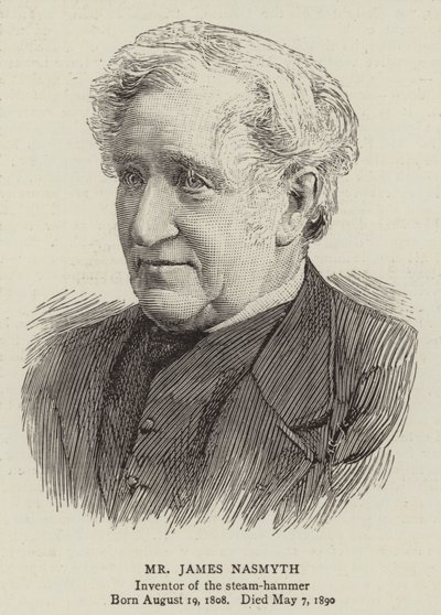 Bay James Nasmyth (gravür) by English School