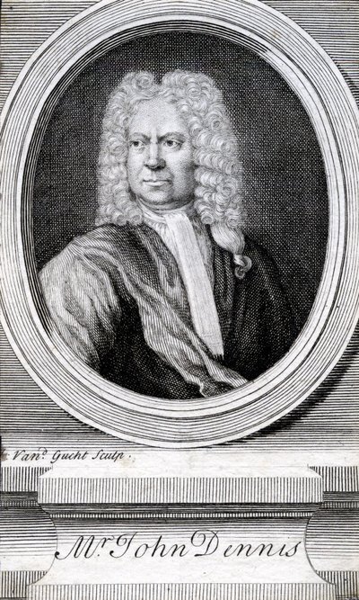 Bay John Dennis (1658-1734) by English School