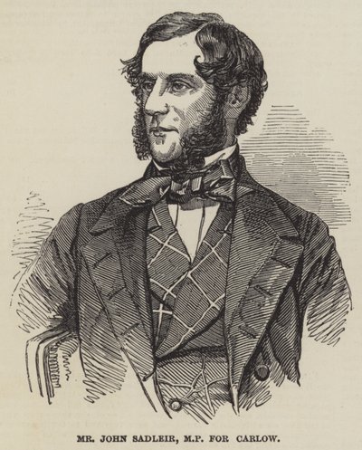 Bay John Sadleir, Carlow Milletvekili (gravür) by English School