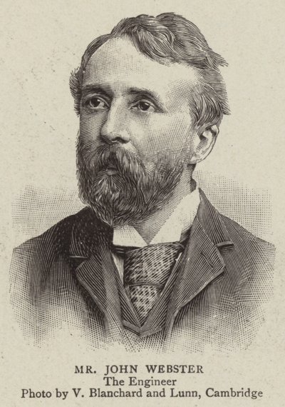 Bay John Webster (gravür) by English School