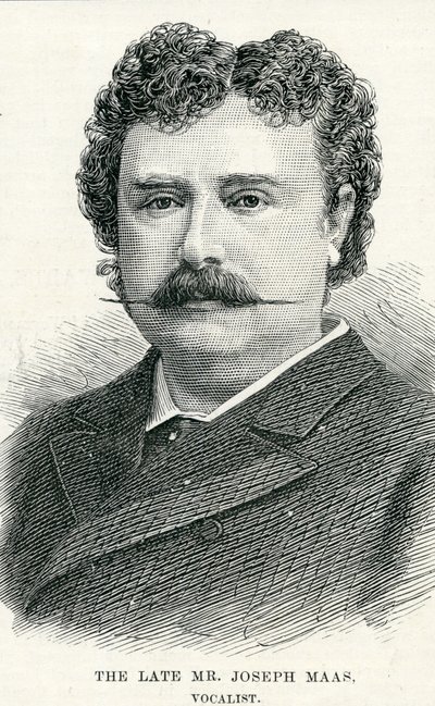 Bay Joseph Maas (1847-1886), Grafik için İllüstrasyon by English School