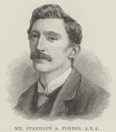 Bay Stanhope A Forbes, ARA (gravür) by English School