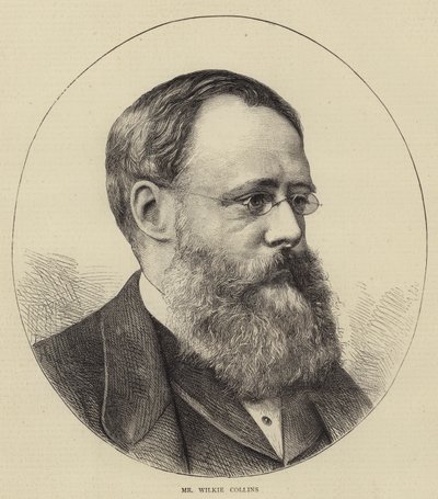Bay Wilkie Collins (gravür) by English School