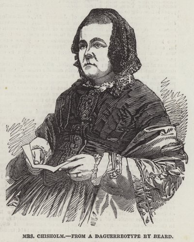 Bayan Chisholm (gravür) by English School