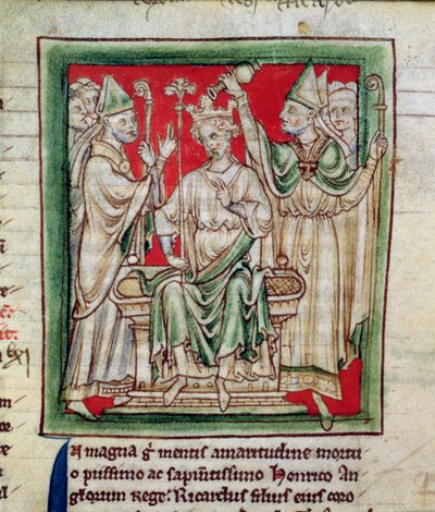 Ms 6712 (A.6.89) fol.141r Richard I (1157-99) Flores Historiarum